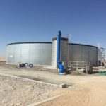 Stalen watertanks